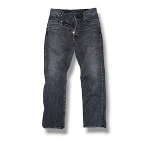 GOLDSIGN Black Denim Button-fly Jeans - size 30